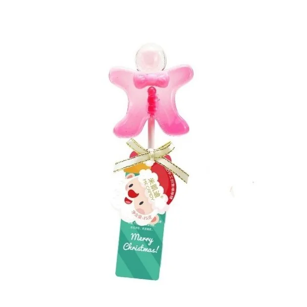 High quality Christmas tree candy cartoon shape lollipop hard candy