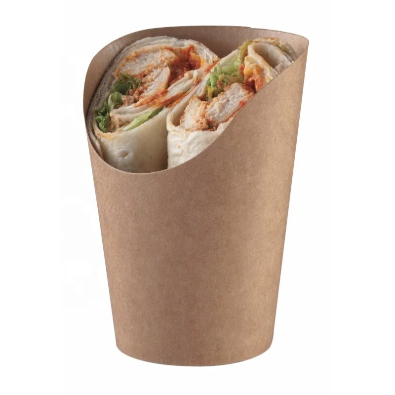 Eco-Friendly Paper Cup Freezer Container to Go Custom Printed Paper French Fries Cup