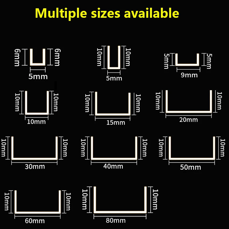 New Design waterproof metal U extruded aluminum  profiles closing line Ceramic Edge corner flooring accessories