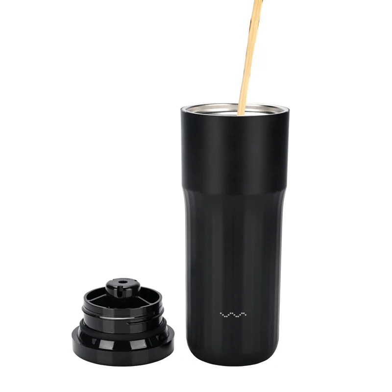 Wholesale temperature controlled travel tumbler Smart drinkware water bottle self-heating coffee mug Electric Heated Cup