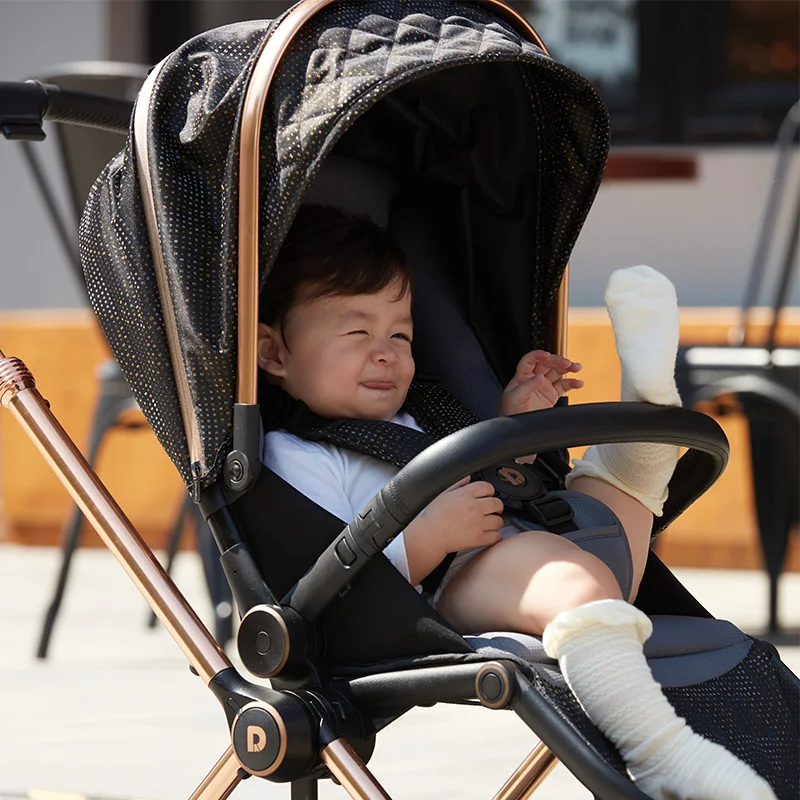 EN1888-1 European High Landscape Luxury Travel System Baby Stroller 2 In 1 baby pushchair