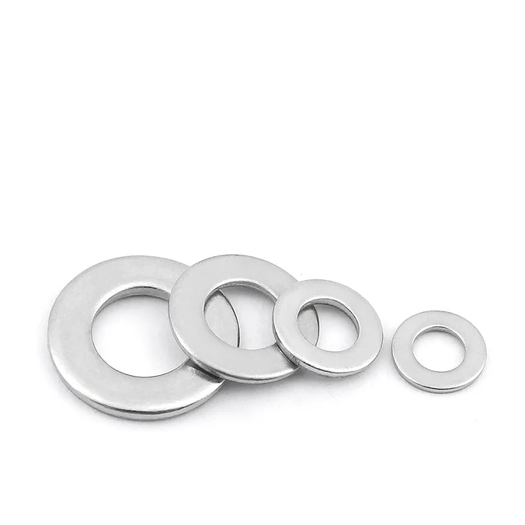 DIN125 SS 304 316 stainless steel Flat Washer m10 m12  m24 m35 m50 large flat round washer Plain Washer