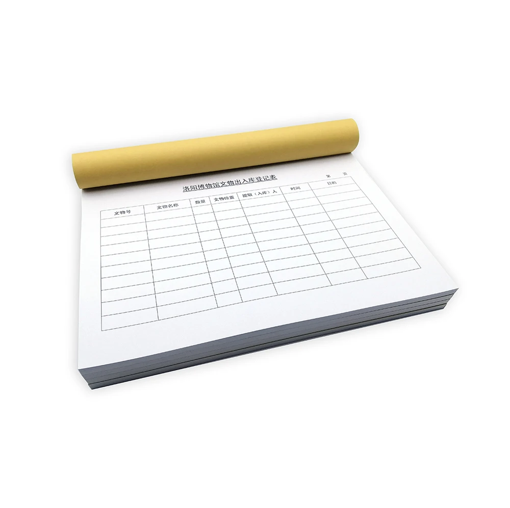 
Customized gravure printing activity record book kraft paper cover accounting books printing service 