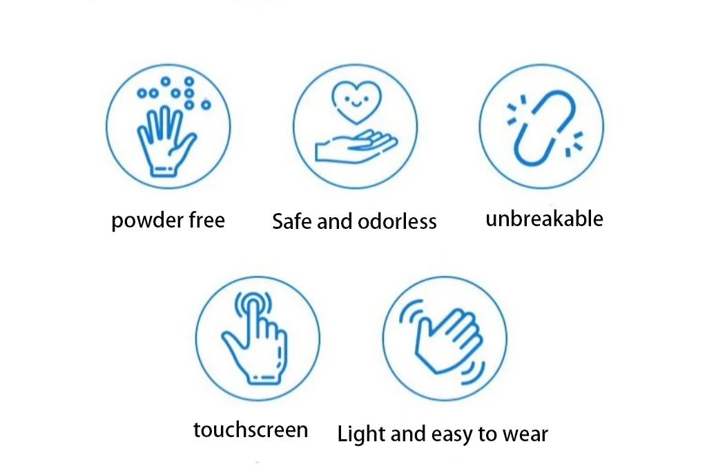 Wholesale Nitrile gloves High Quality Powder Free Disposable Medical Tattoo Beauty Food Rubber Pure Nitrile examination glove