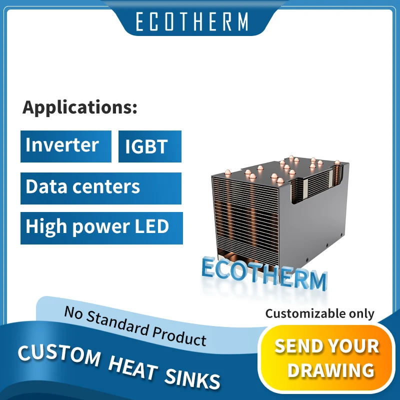 Custom CPU Cooling Solution Industrial Heatsink Aluminum Block Water Cooling Plate Heatsink For CPU Cooler