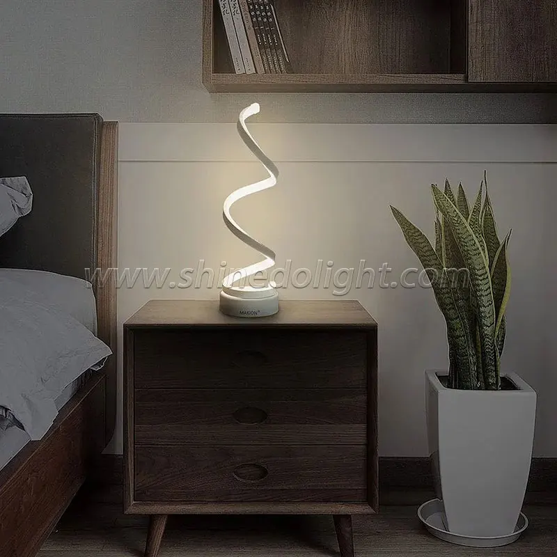 LED Table Lamp Bedroom Nightlight Creative Restaurant Coffee Shop Luminescent Decorative Table Lamp