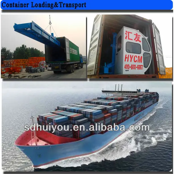 Shandong D120 6T luffing jib tower crane