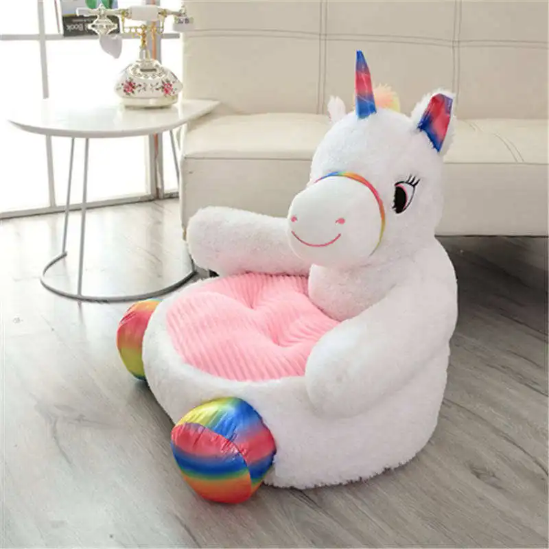 Hot sale cute teddy bear panda unicorn duck plush toy child sofa plush chair sofa soft pillow child seat gift