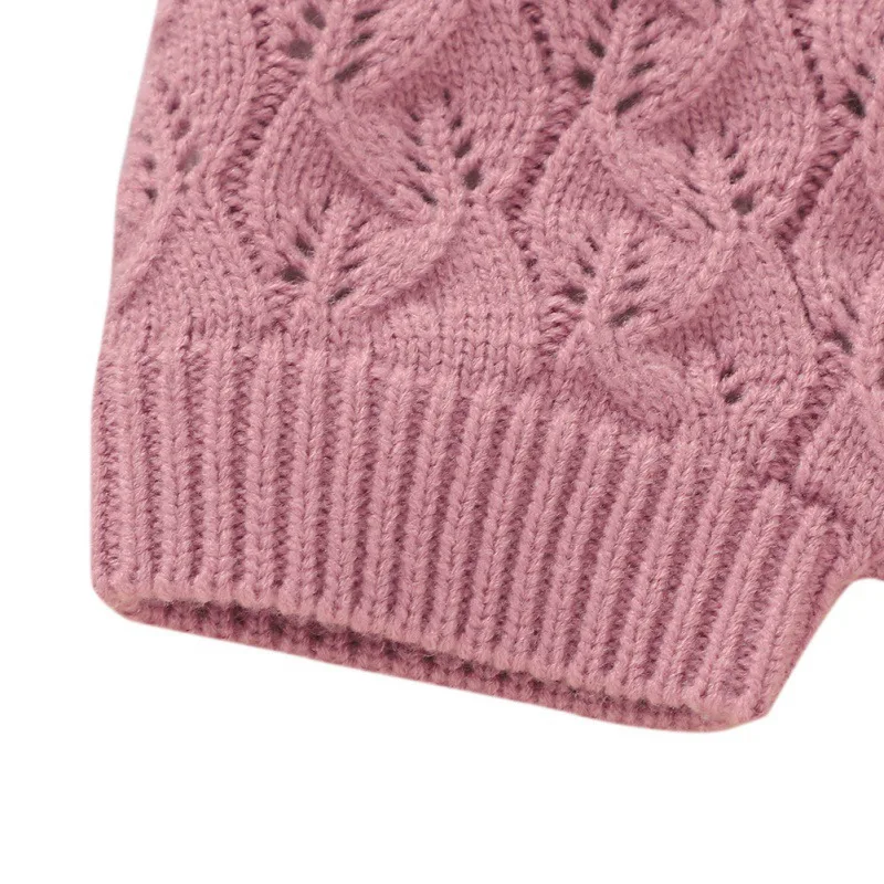 
Autumn/winter Baby Girls boys Solid Print Knitted Strap Short Pants Trousers Kids Knee Length Casual Shorts 