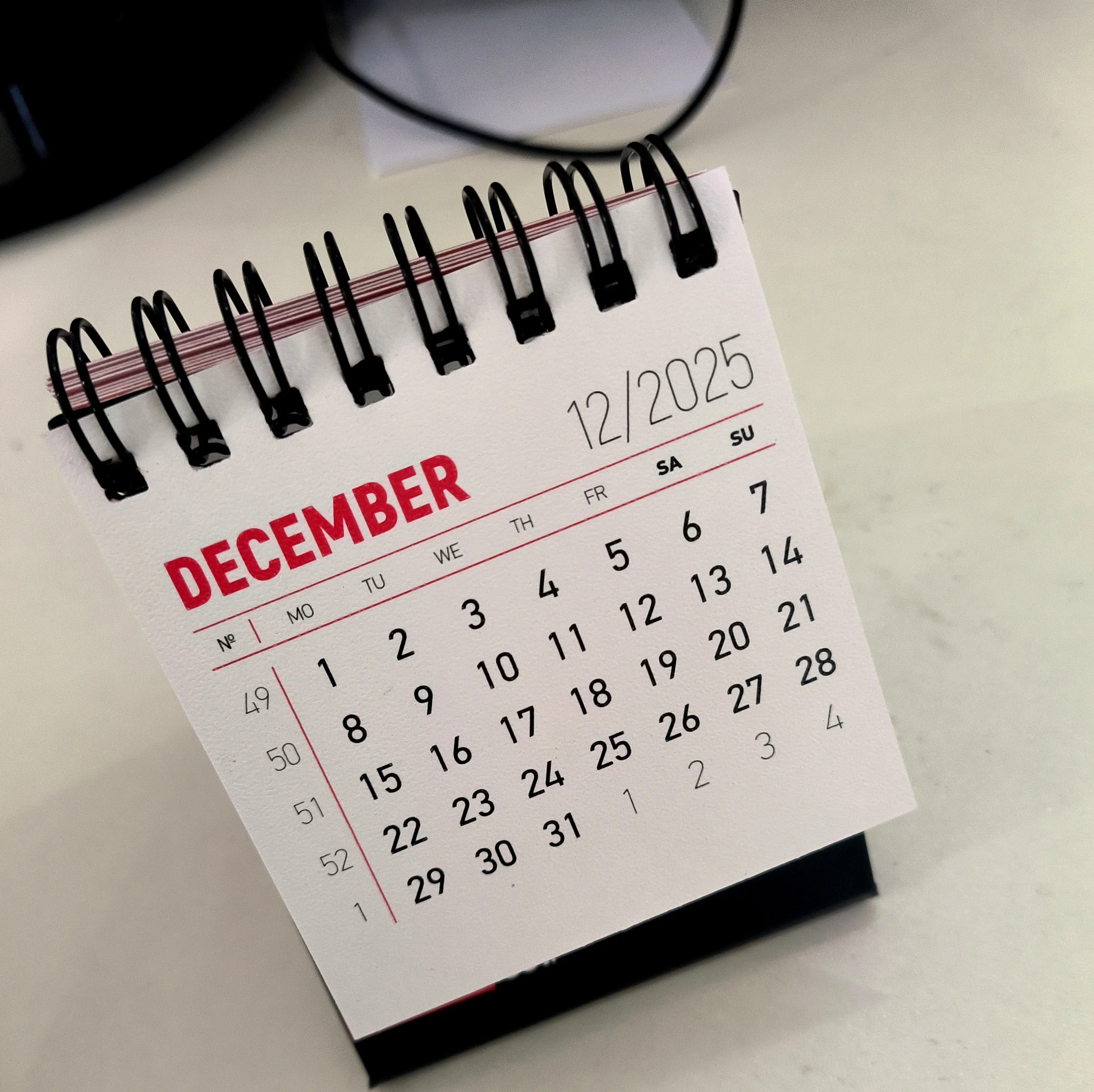 Custom 2025 Mini Calendar Desk Calendars