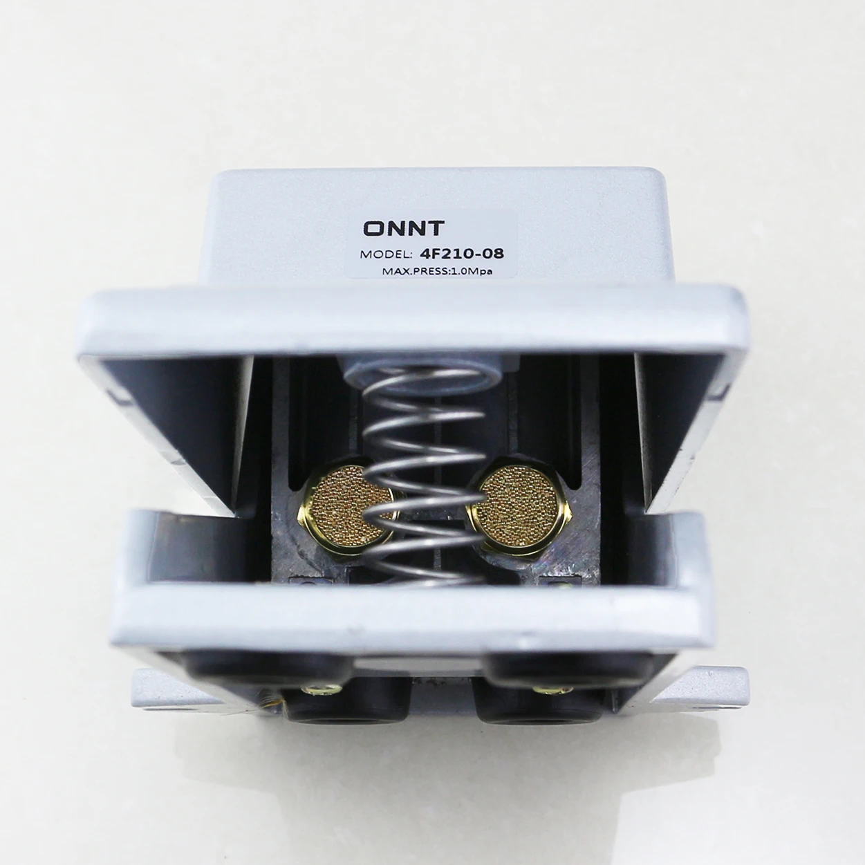 4F210-08 5/2 Way Without Lock Acting Foot Valve Pedal Switch Pneumatic Foot Pedal Control Air Valve