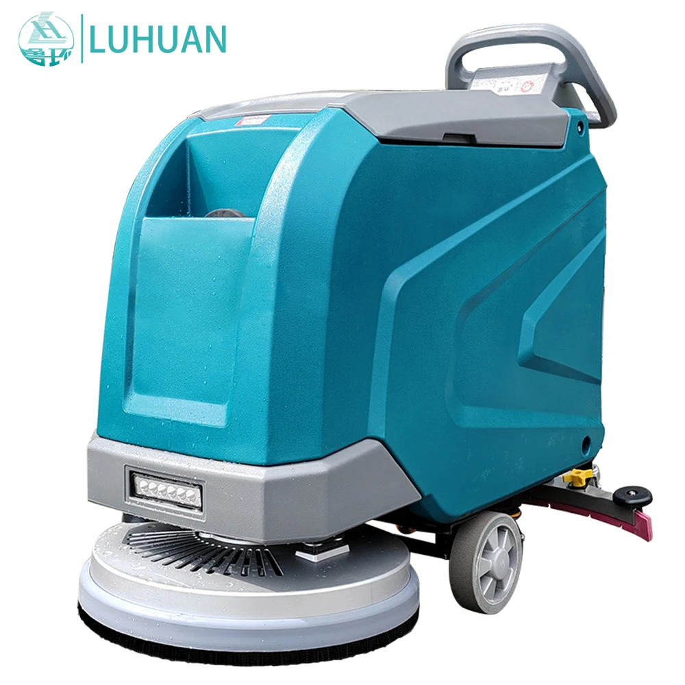 Cleaning Machine Small Electric Floor Scrubber  driving double scrubbing machine Compact Industrial Commercial Floor Scrubber