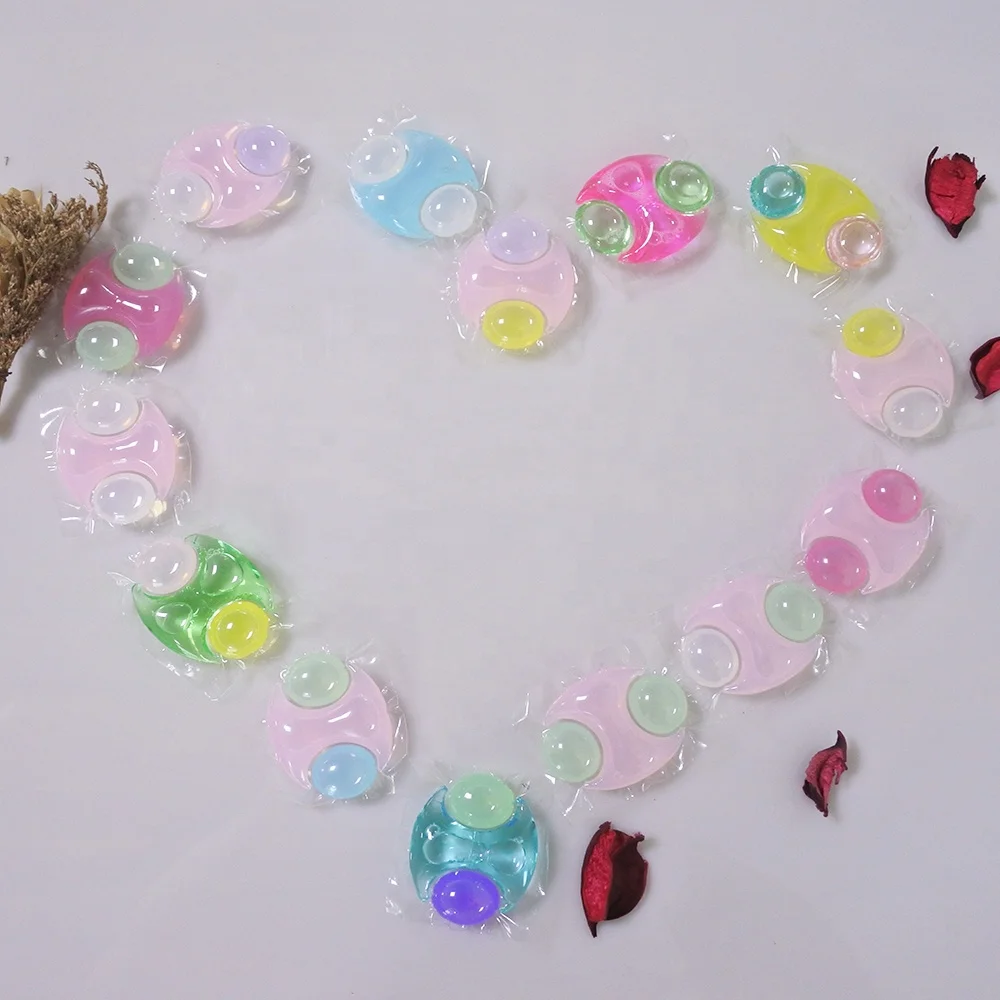 3in1 OEM Fab and Organic Liquid bulk Detergent wholesale price liquid Wholesale Laundry Pods for Washing Clothes