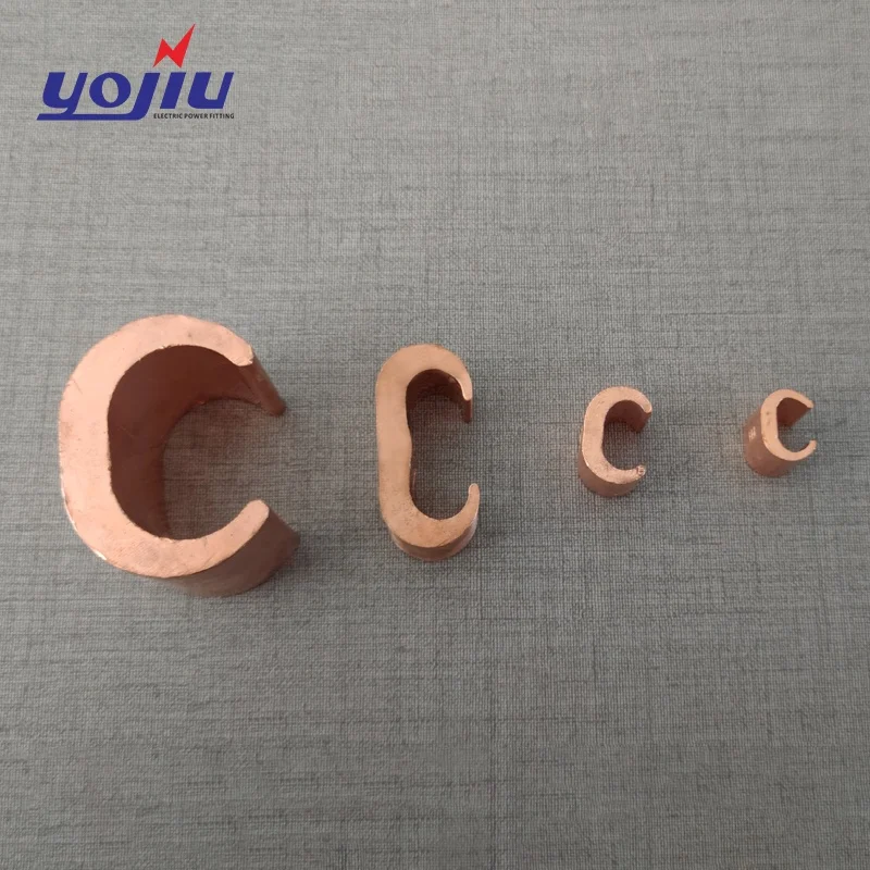 Manufactured Electric Wire Cable Connector C Clamp Type Metal Brass Suspension Clamp for Inch Measurement System Pipe Connection