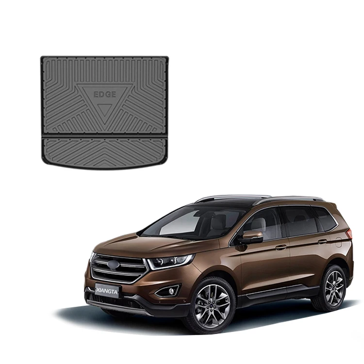 Высококачественные аксессуары для интерьера автомобиля коврик багажника Ford EDGE (семь сидений) автомобильные коврики из ТПЭ автомобильный водонепроницаемый заднего