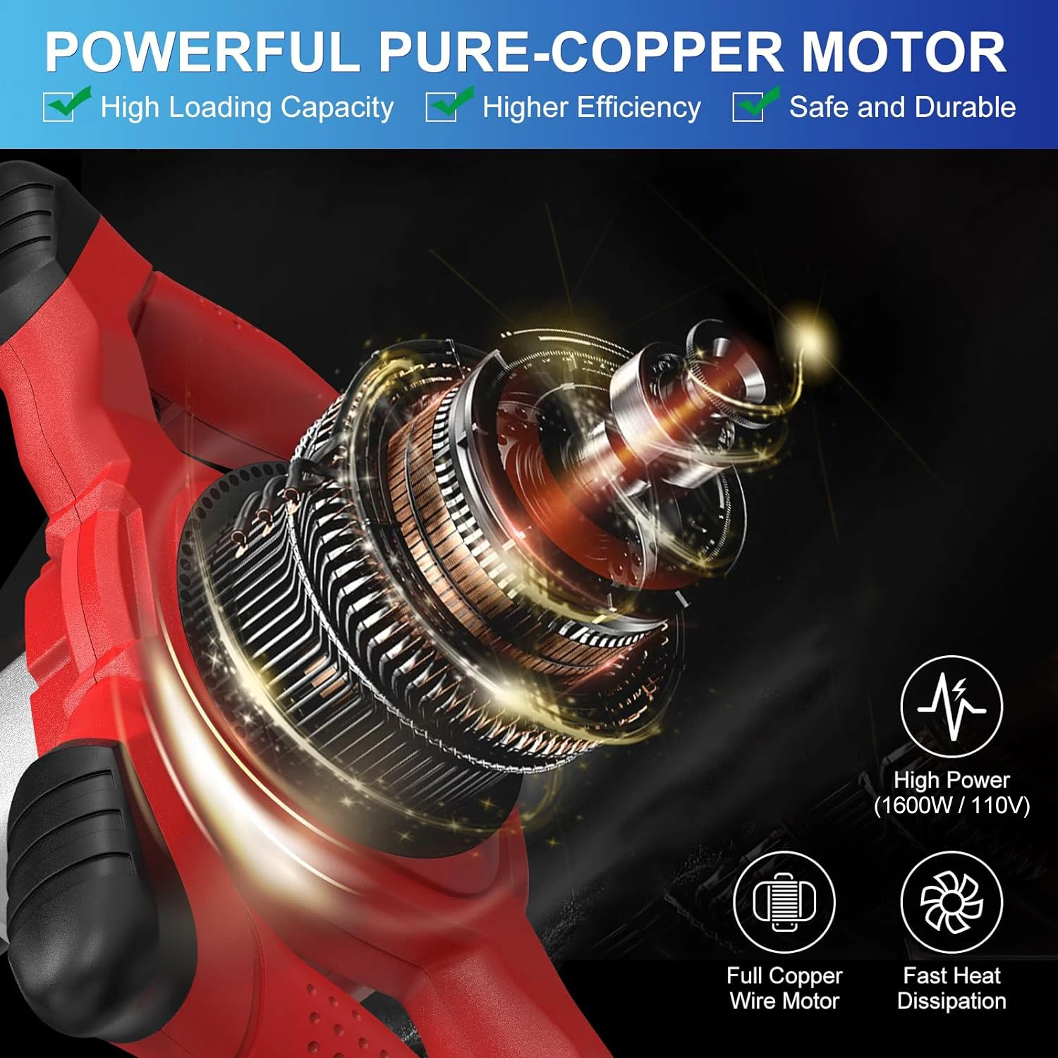 1600W Adjustable Speed Handheld Electric Concrete Mixer DIY Grade Cement Mortar Grout Plaster Drill with Battery Power Source