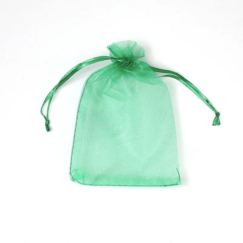 Drawstring Pouches Mixed Color wedding organza pouch 8x10cm Western Wedding Packing Pcs Small Material CWP