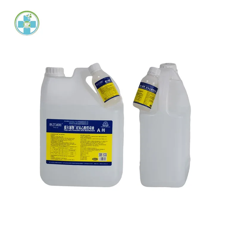 Safe and environmentally friendly peracetic acid disinfectant
