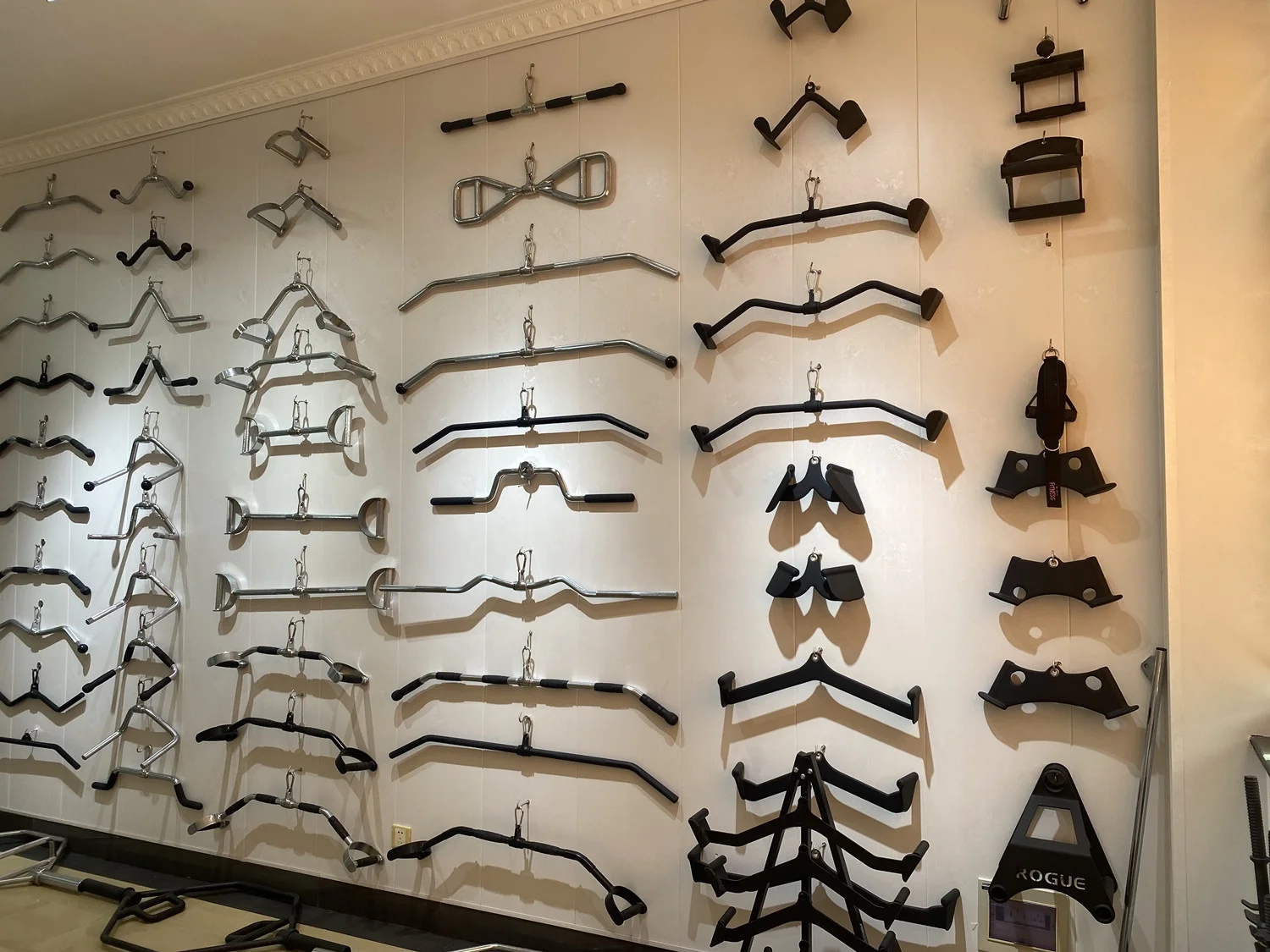 Triceps Trainer Wire Rope Pulley Cable Fitness Kit home fitness attachment