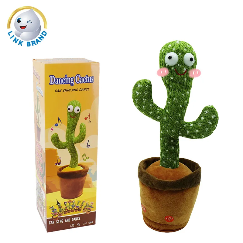 Tik Tok Dancing Talking Fancy Magic Artifical Kaktus Cactus Twisting Plush Stuffed Toy What You Say
