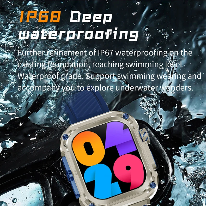 SOS GPS Tasbih Pilgrimage Alarm Clock Compass Spirit Island IP68 Waterproof Large Battery 460mah NFC Games Z85 Max Smartwatch
