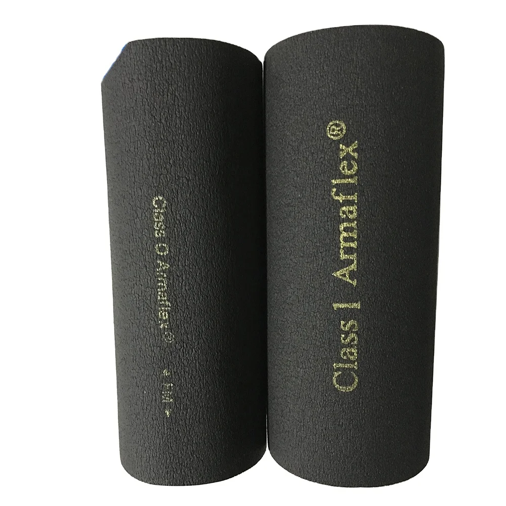 Водонепроницаемая изоляция труб из черной резины и пены 28 мм