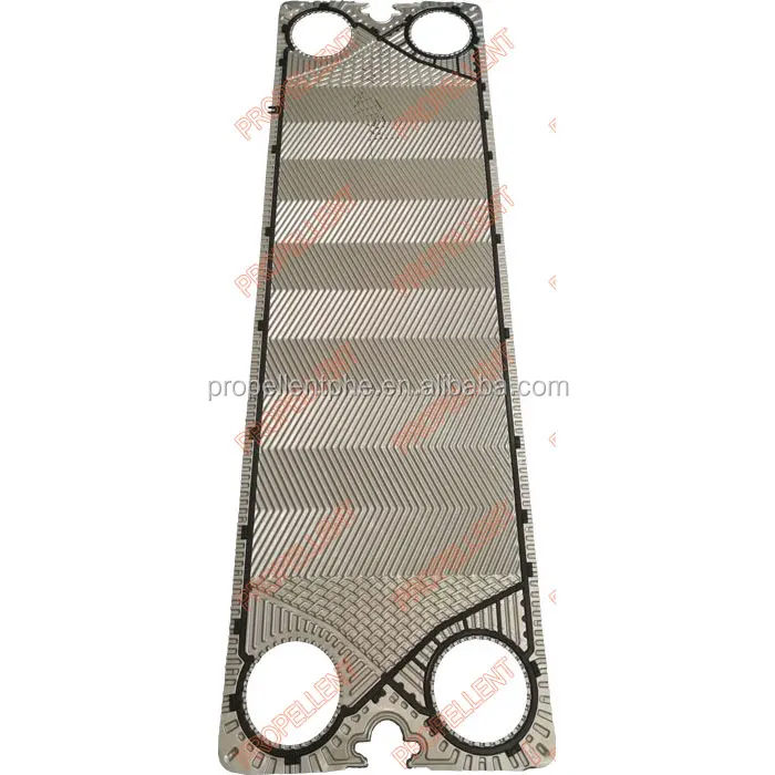Stainless steel GEA NT150L replacement plate and gasket for plate heat exchanger