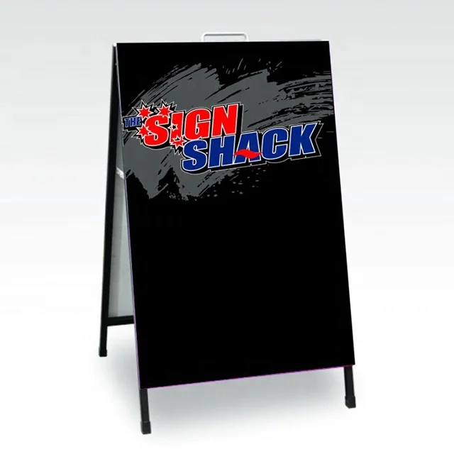 Rustic Double Sided A-Frame Wooden Sidewalk Chalk Board Coffee Menu Restaurant Chalkboard