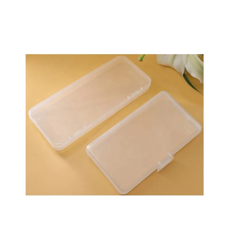 Transparency Visible Plastic Box Clear Storage Case with Lid Use for Organizing Small Parts