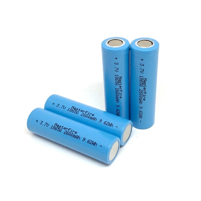 MasterFire 18650 2600mah 3 7 V 9.62Wh перезаряжаемая литий-ионная батарея для