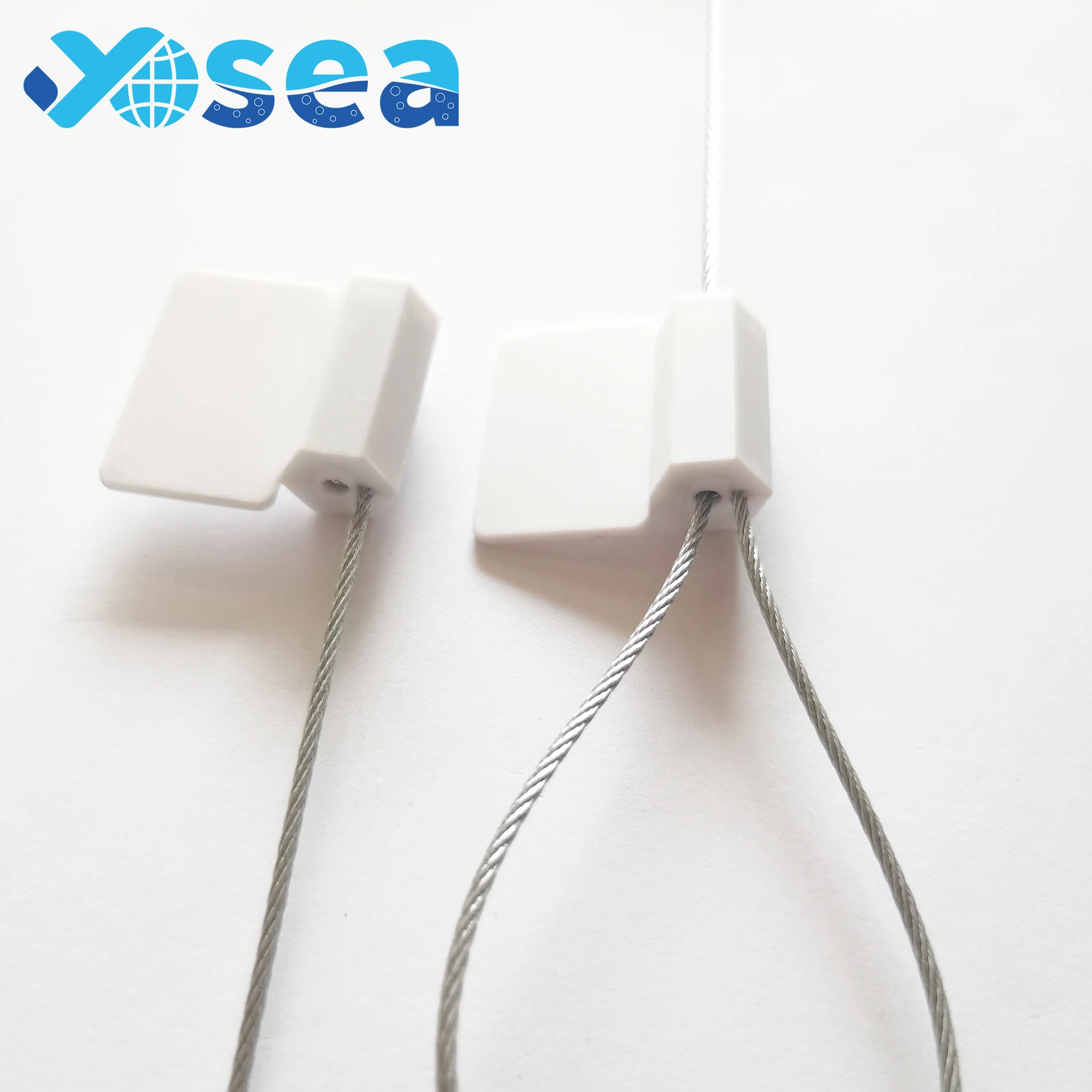 adjustable ez loc security pull tight cable wire seal lock with bar code