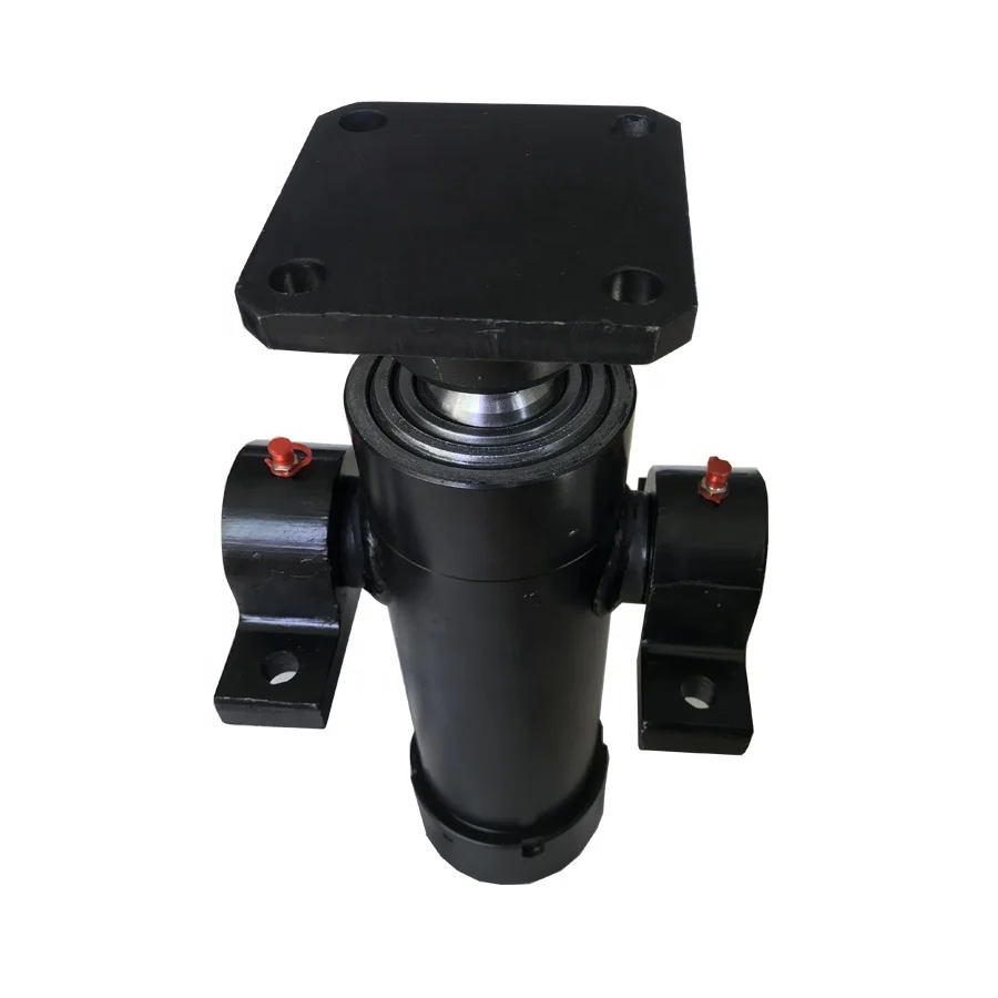 Single acting hydraulic multi stage telescopic piston hydraulic rods loads from 1 to 6 tons