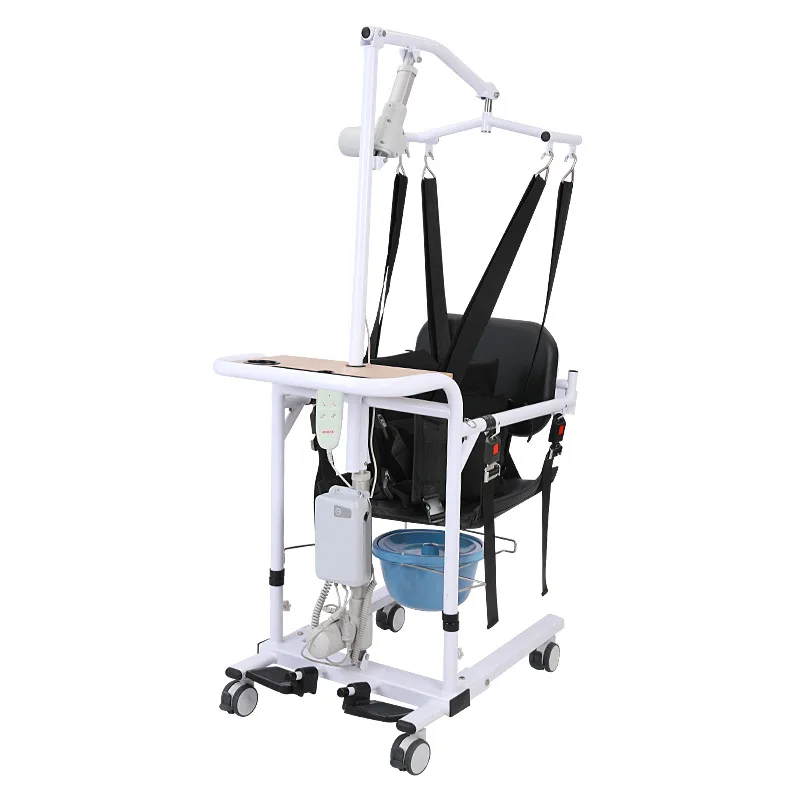 multifunction patient lift transfer wheelchair Electric patient lift walking sling with  lifting upper body safety harness vest
