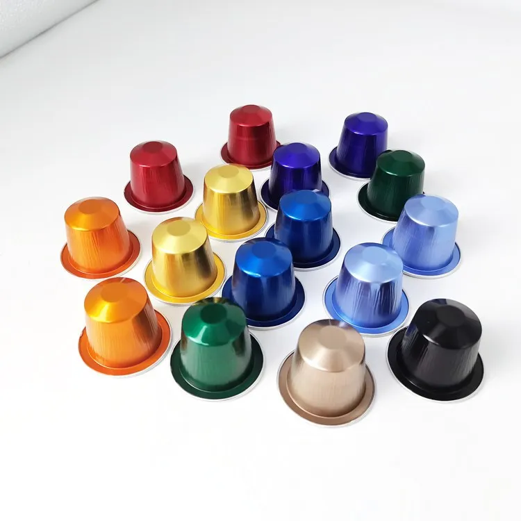Оптовая продажа алюминиевая фольга пустые капсулы для кофе Nespresso от