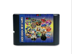 Retro 1000+ Games MD Game Cartridge EDMD Card for USA/ Japanese /European SEGA GENESIS MegaDrive Console