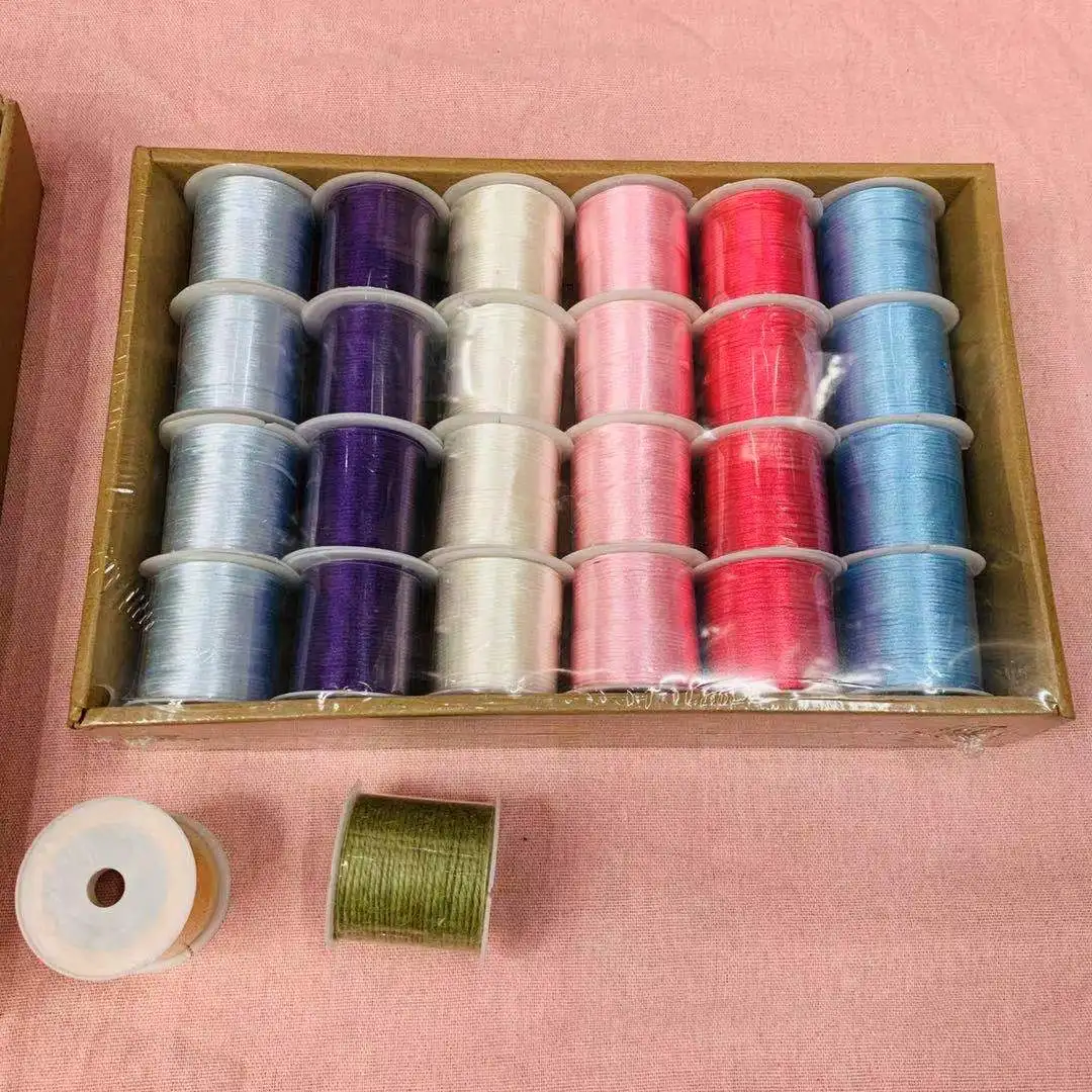 selling factory wholesale High tenacity 100% polyester Sewing thread thread polyester multi-style