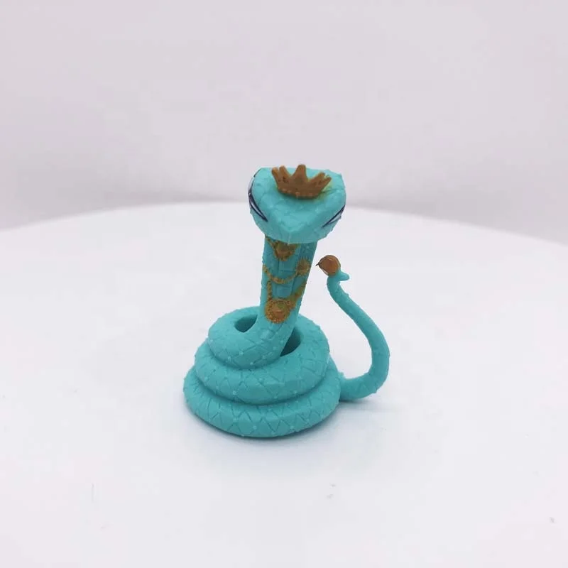 Custom Plastic Snake Shape  bobble head Toy ,Plastic shaking head toy Animal Figurine, Make Plastic bobble head Figure