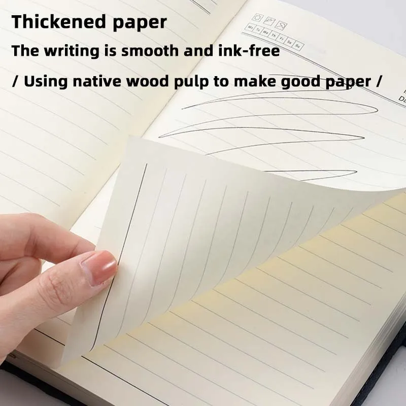 Custom a5 Notebook Planners and Soft Cover PU Leather Notebooks Loose-leaf and Binding Custom Manufacturer