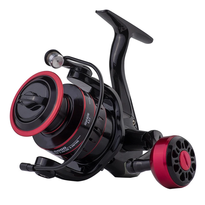 High Quality Alarm Device 6000 Series 5.2:1 Salt Water Casting Reel Fishing Reel Spinning