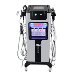 8-in-1 black machine rf microdermabrasion firming skin management instrument