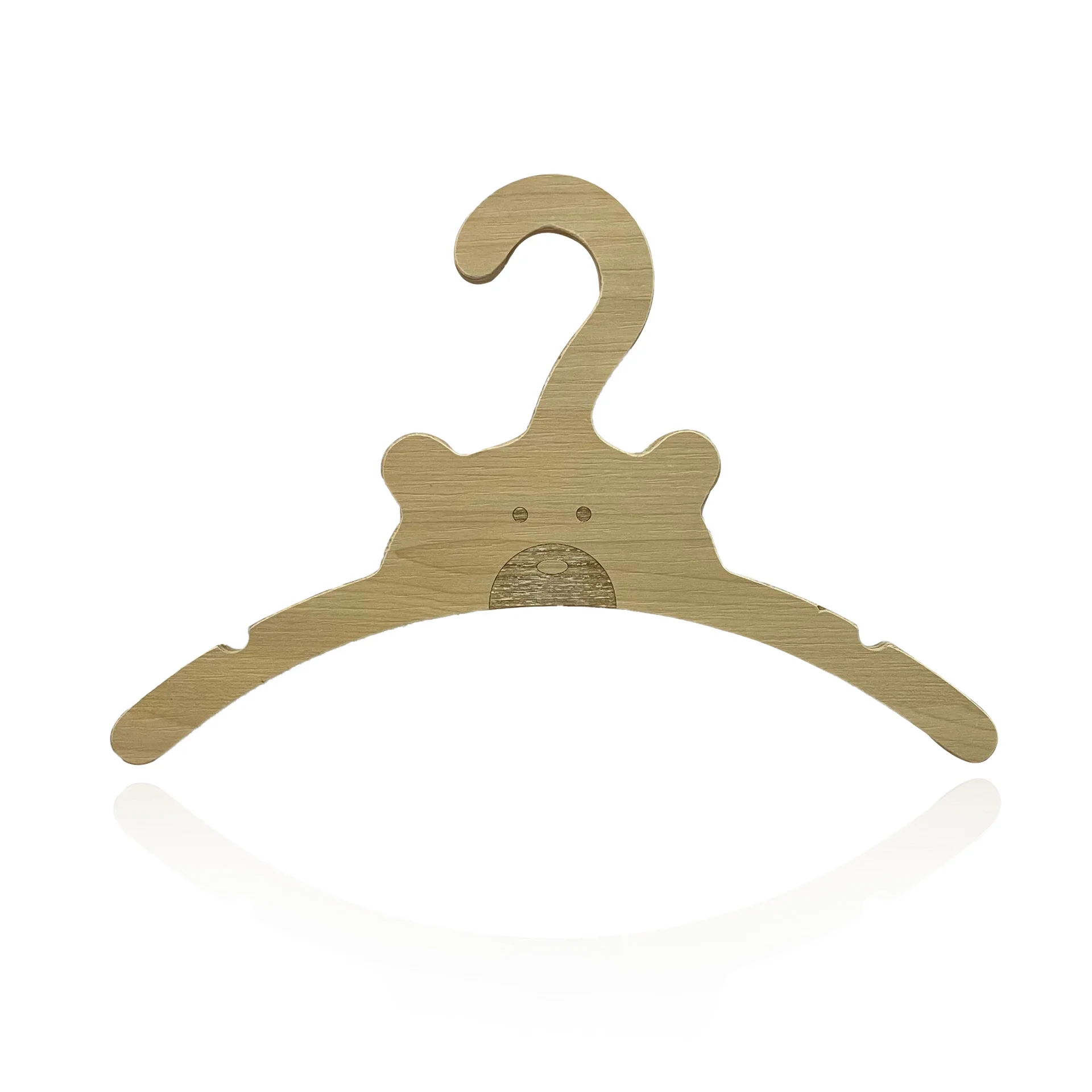 9mm Thickness Kids Baby Animal Hangers children Clothes Hanger child Wooden Hanger For children Store Display