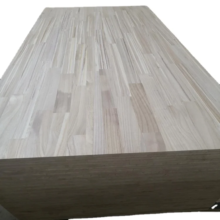 High Quality Wholesale Price Edge Glued Solid Wood Finger Board Paulownia Wood Finger Jointed Board