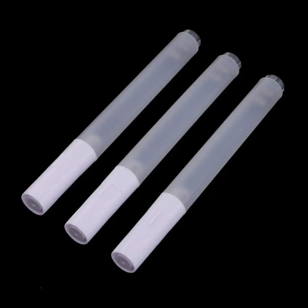 3 Pieces Clear Plastic Medium Tips 4.5mm Tip Watercolor Oil Acrylic Paints Marker Pen Empty Tube Ink Fountain Refill Pen