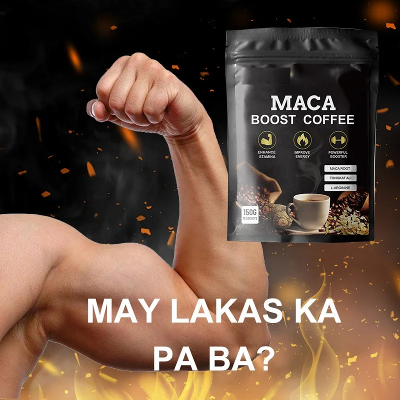 Private Label Man Maca Energy Coffee Natural Herbal healthy black instant Maca coffee for men power