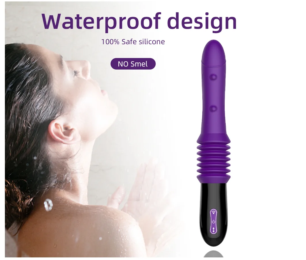 Sex Machine Telescopic Dildo Vibrator Automatic Up Down Massager G Spot Thrusting Retractable Vaginal Toy