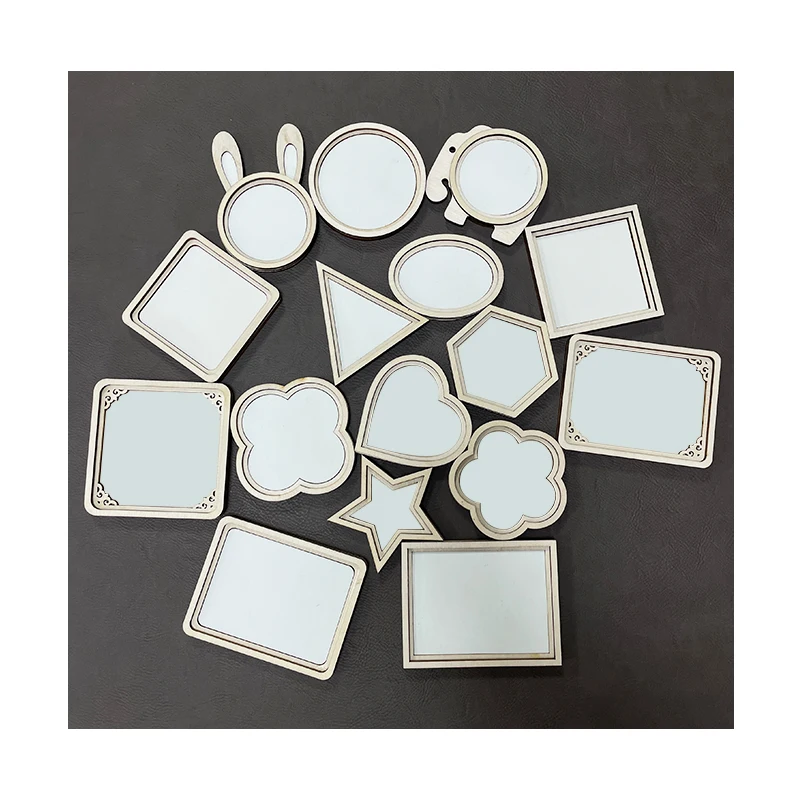 Diy Blanks Customized Fridge Magnets Promotional Sublimation Wood Fridge Sticker With Magnetic