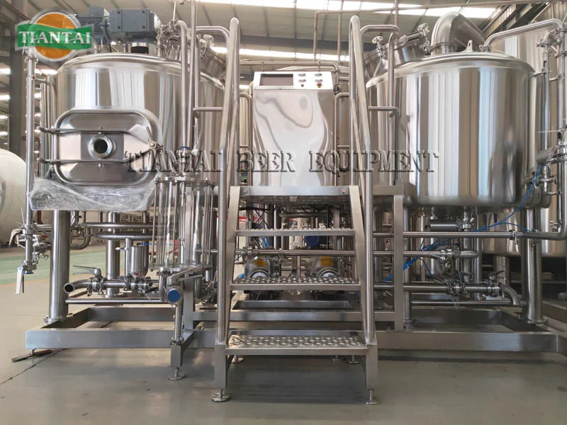 500L нержавеющая сталь с паровым подогревом, 3 емкости для небольших пивных микропивоварен емкостей для эля и лагеров