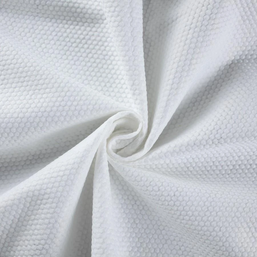Spunlace nonwoven fabric raw material for wet wipes rolls Hotel disposal viscose non woven face towel
