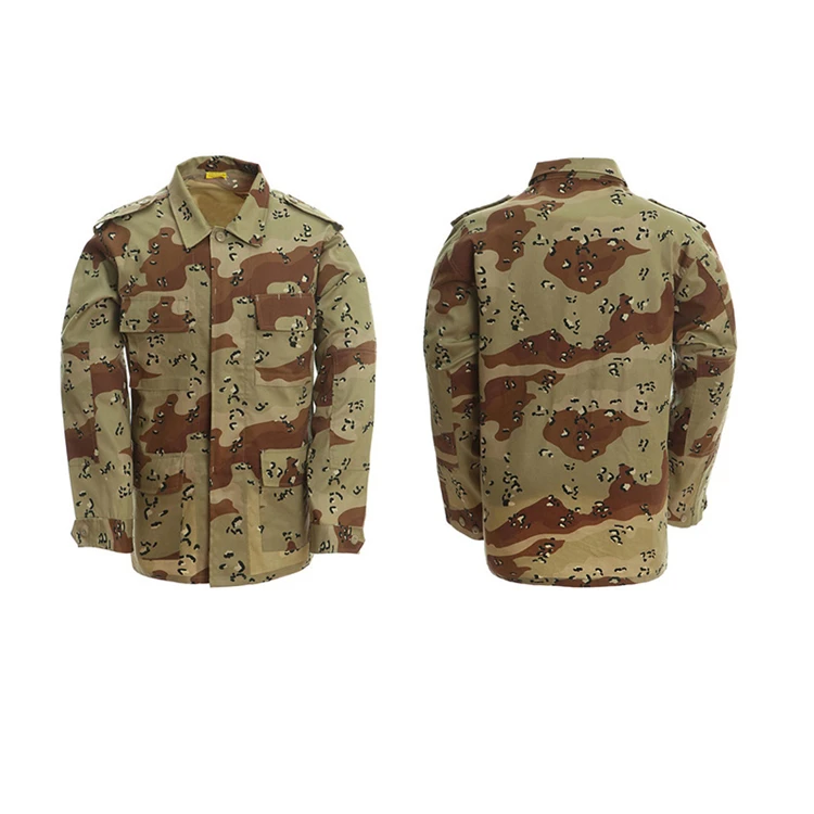 China Supplier Cheap Yemen 6 Color Desert Camouflage Uniform jacket multicam combat tactical t-shirt clothes BDU suit security