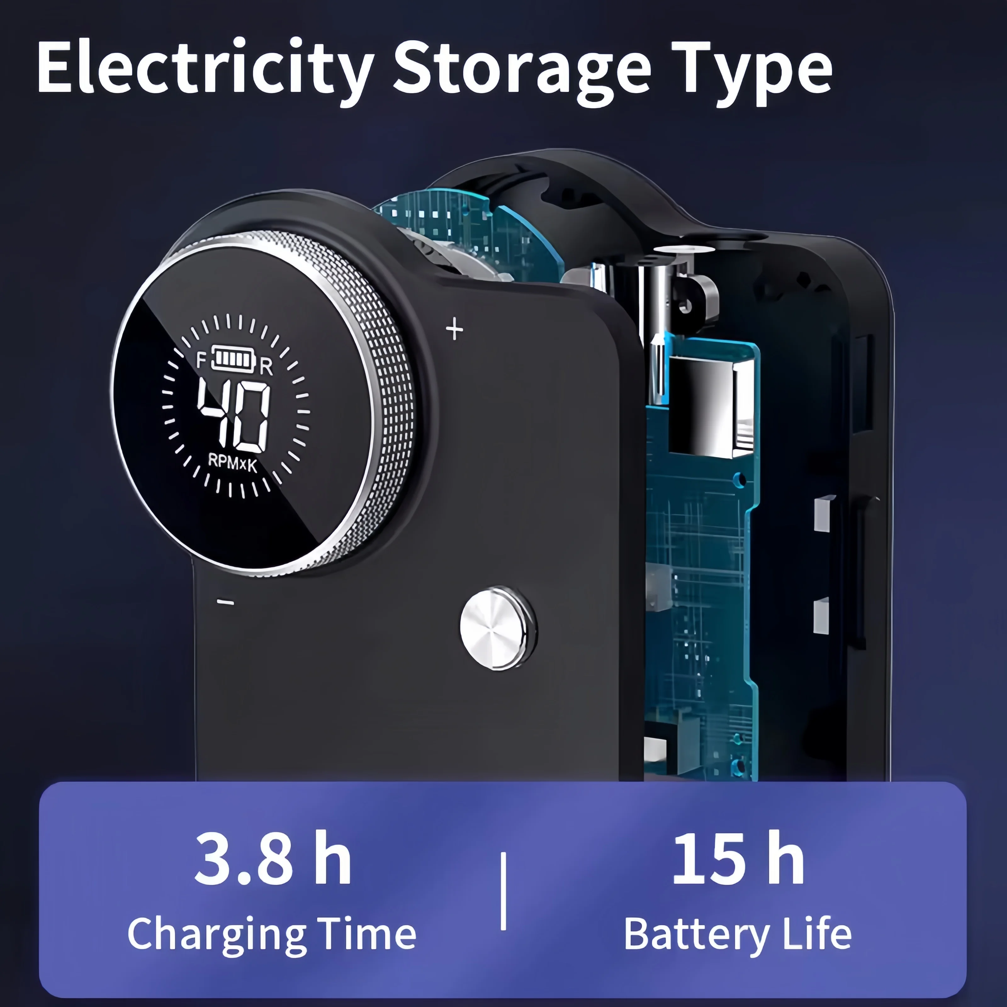 MD oxxi UV G3 40000 rpm Brushless Motor Rechargeable Nail Drill Machine Cordless 15 Hours Battery Life Electric Nail File